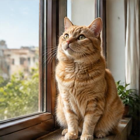 Aditi's photobook of Toffee, Ginger cat